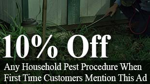 10% Off - Any Household Pest Procedure When First Time Customers Mention This Ad